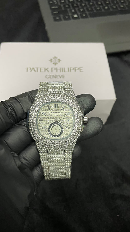 PATEK PHILLIPE (DIAMOND-SILVER)